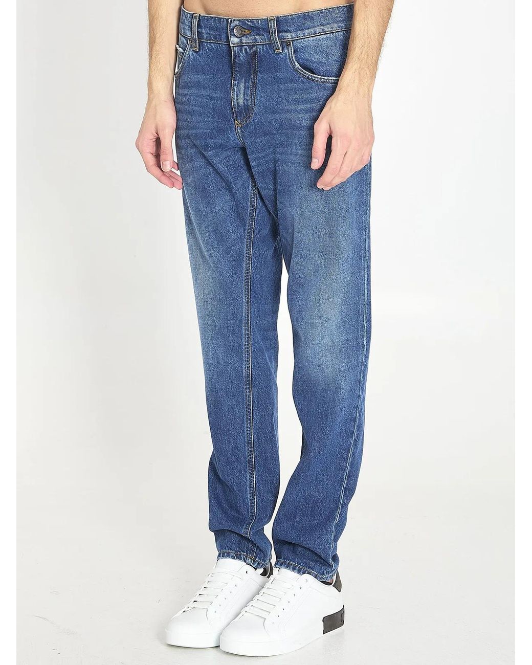 Dolce & Gabbana Blue Dolce&Gabbana Denim Pants for men