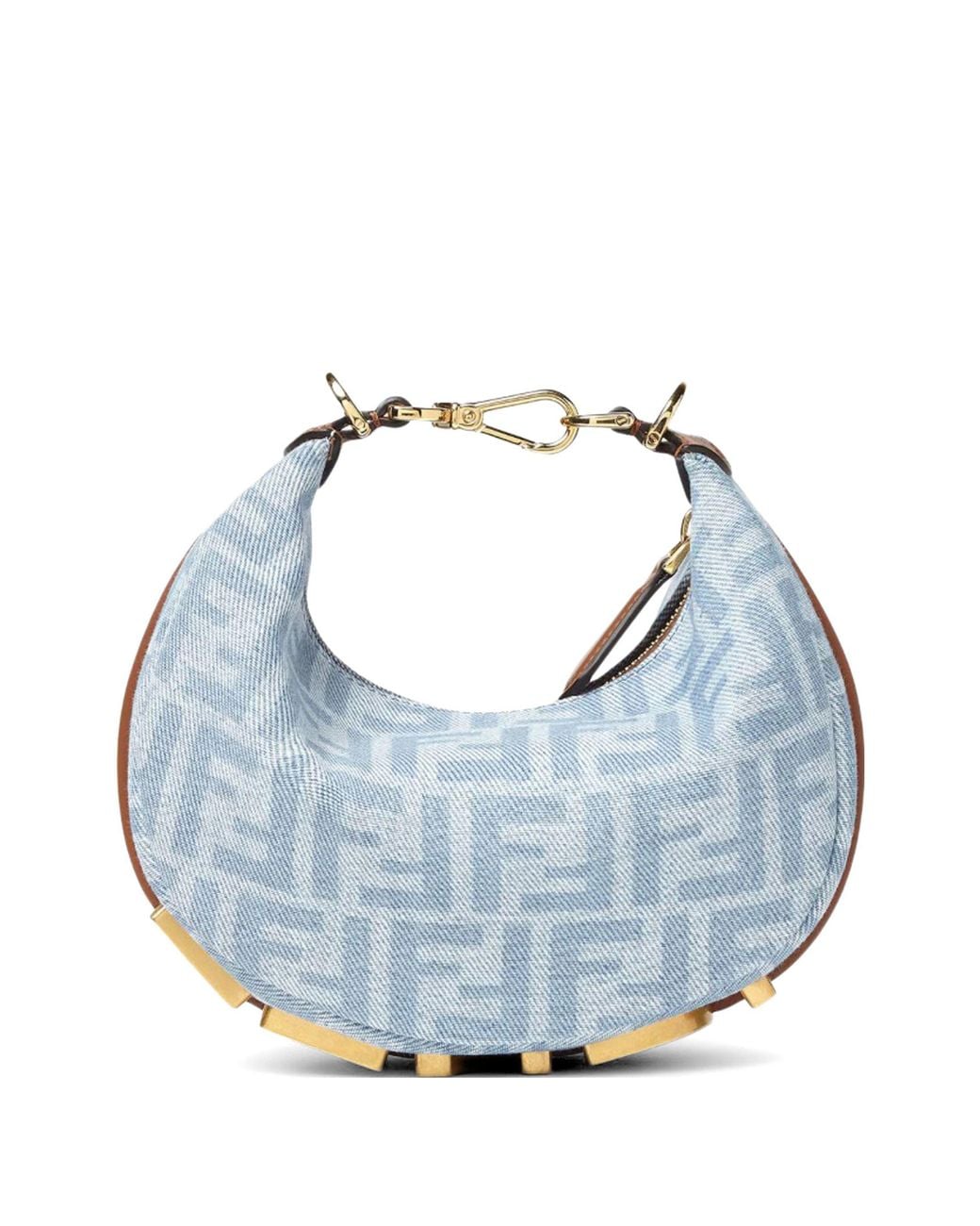 Fendi Blue Borsa Graphy Mini