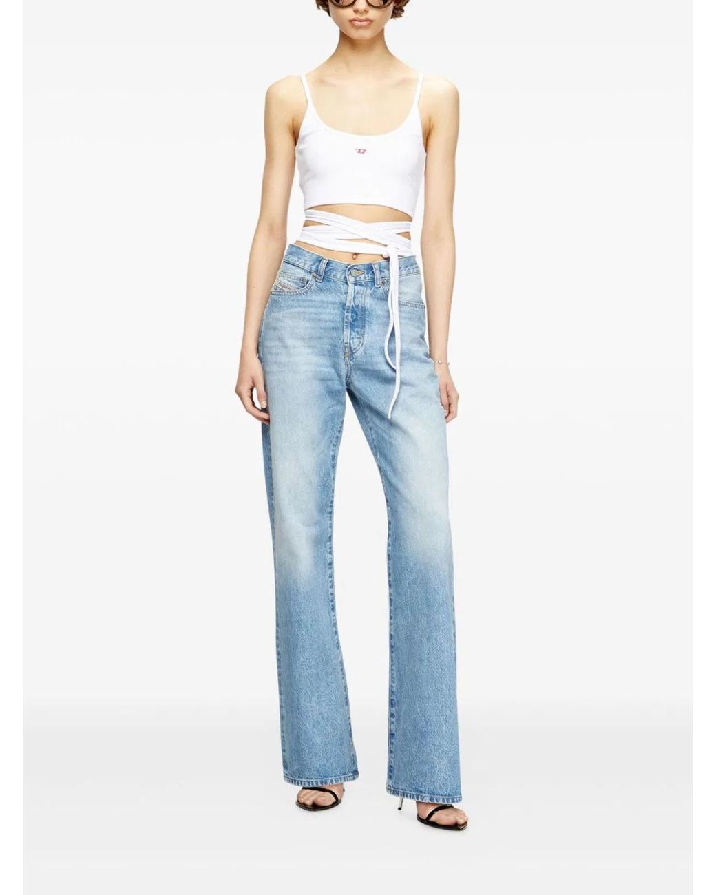 DIESEL Blue 1971 D-Sent Cotton Jeans