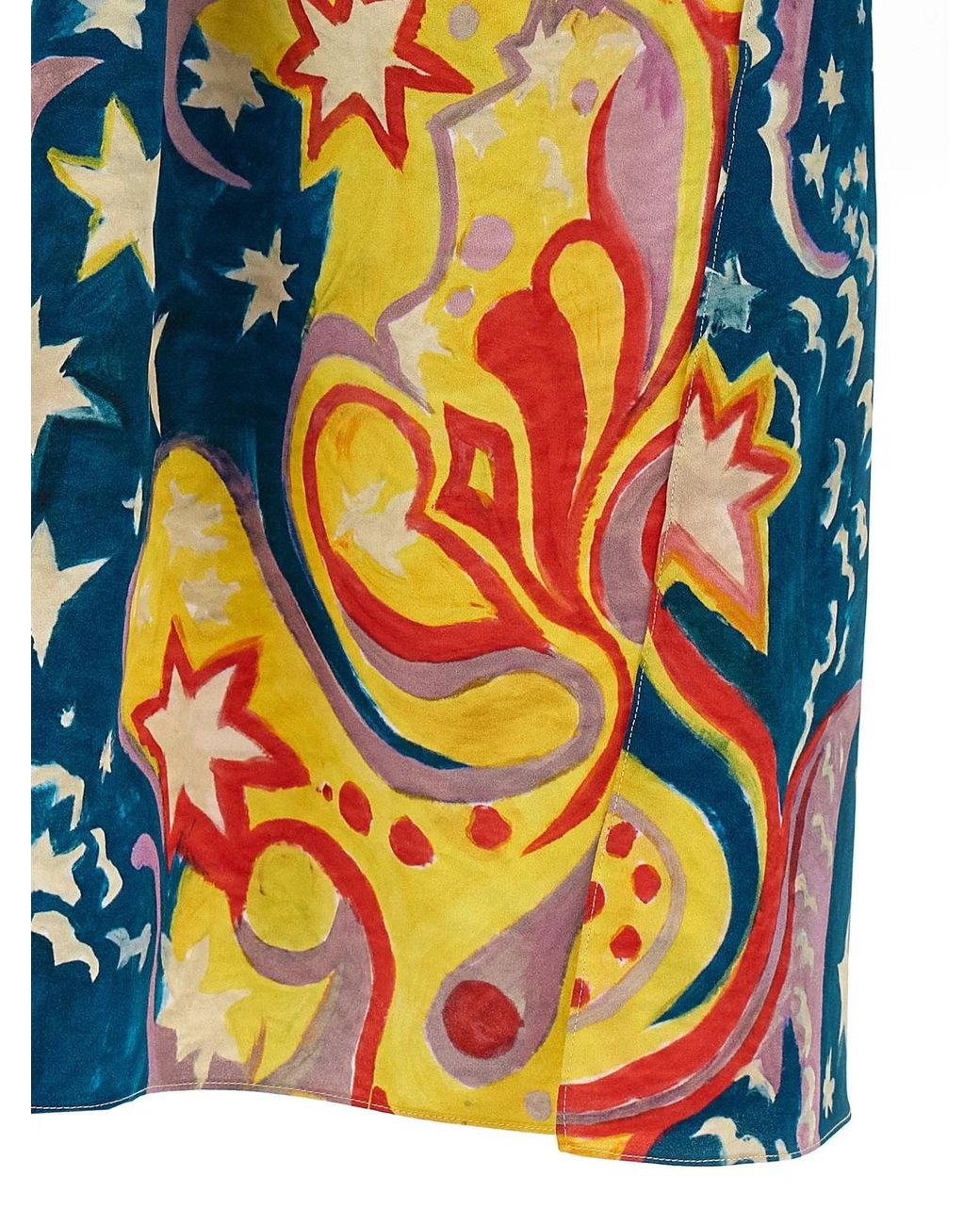 Marni Blue 'No Vacancy Inn' Capsule High Summer Long Dress