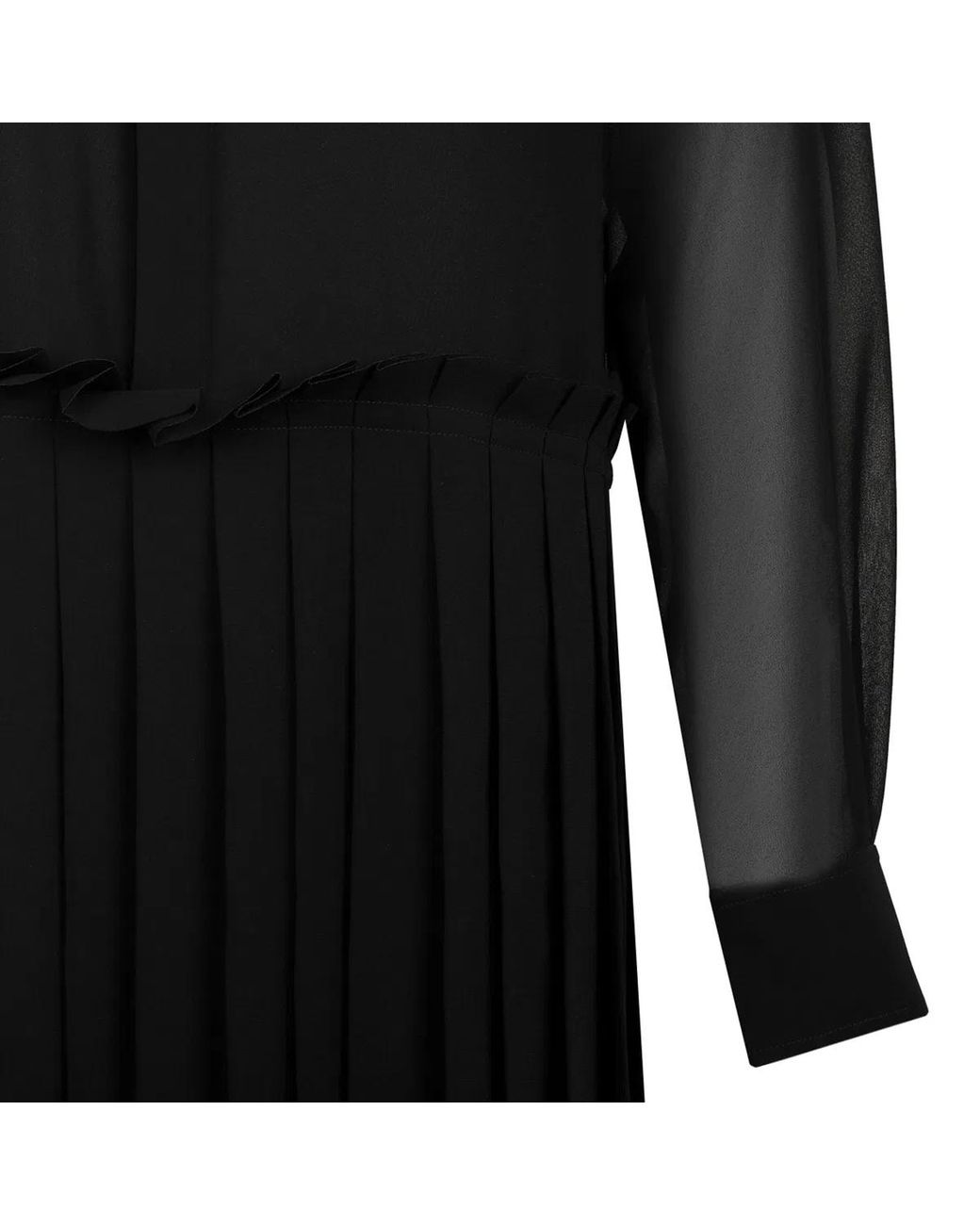 AMI Black Shirt Dress