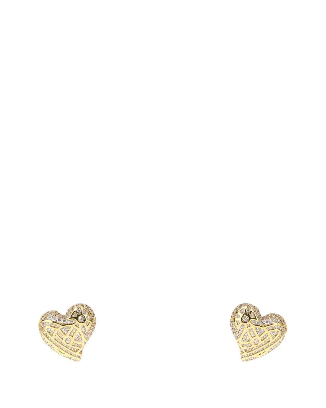 Vivienne Westwood White Evangeline Earrings