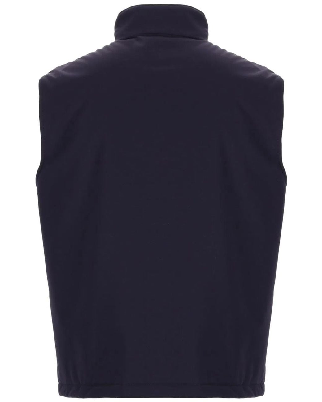 Fay Blue Turtleneck Vest for men