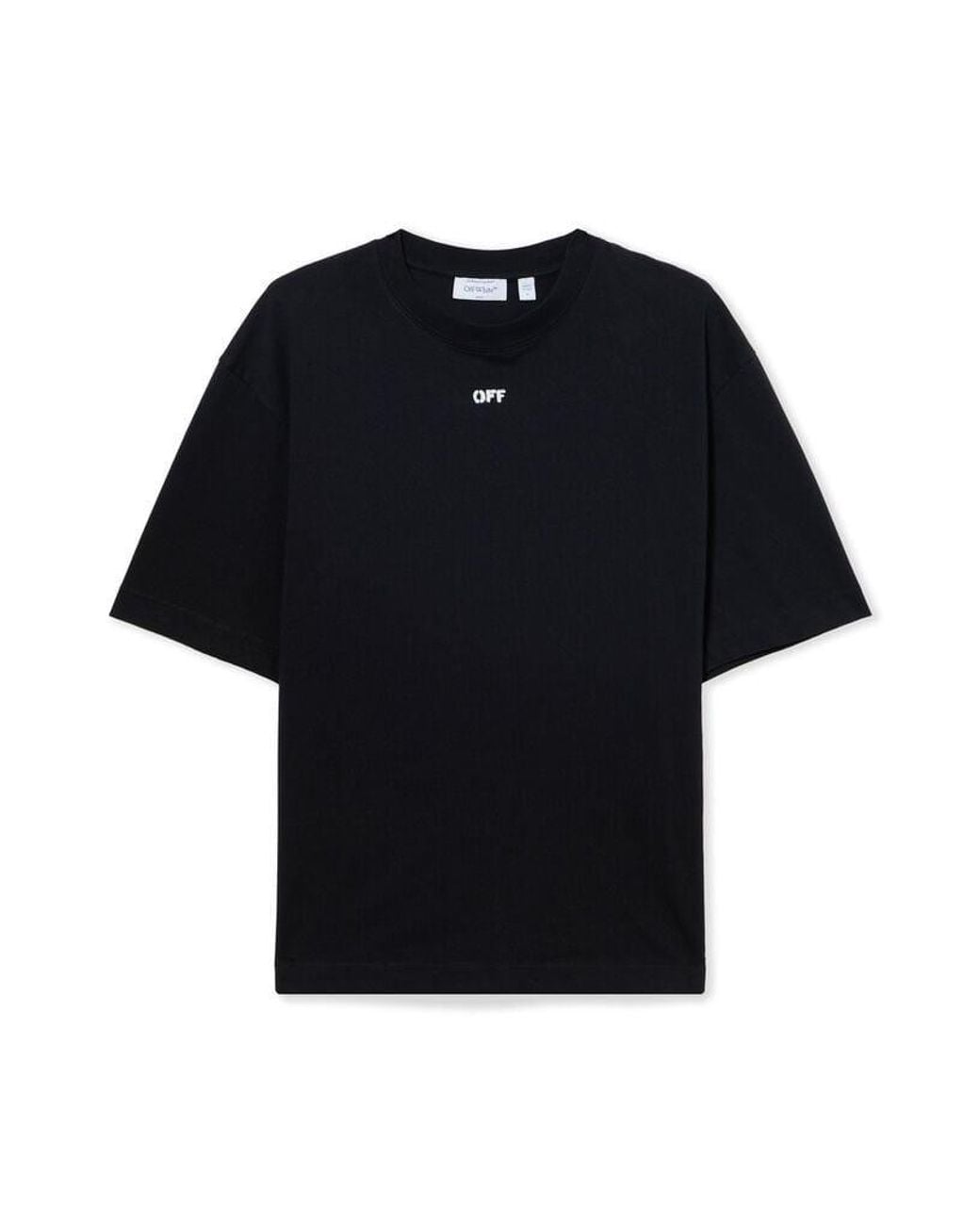 Off-White c/o Virgil Abloh Black Paint Arrow Skate T-Shirt for men