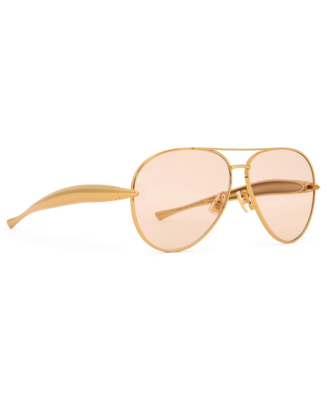 Bottega Veneta Pink Occhiale Da Sole Aviator Sardine