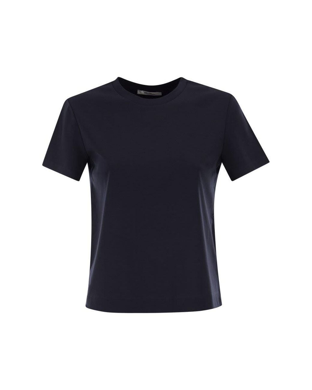 Max Mara Pure Blue Donata Cotton T-Shirt