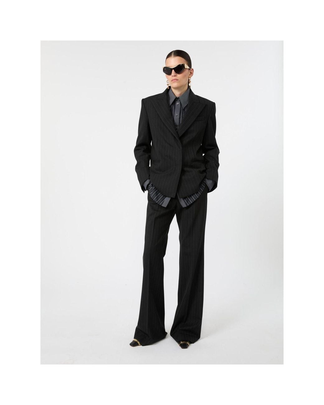 Max Mara Black Spxpalmas Jacket