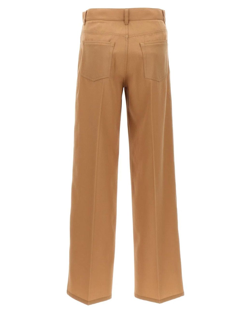 Jil Sander Natural Loose Leg Pants