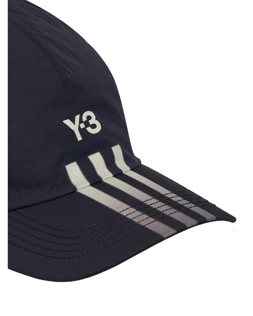 Y-3 Blue Cap Stripes Logo for men