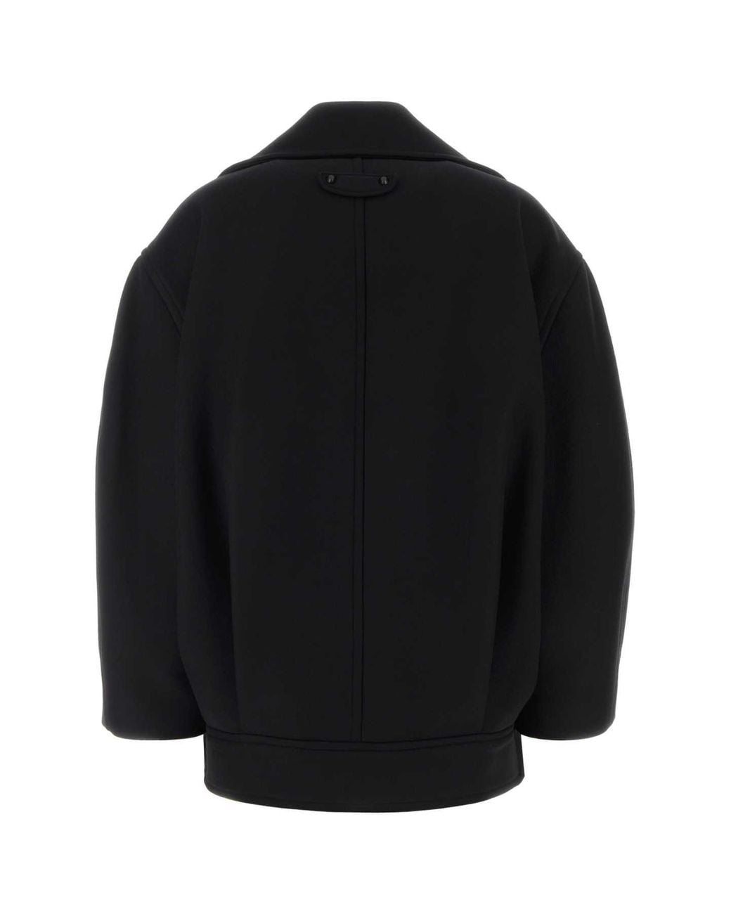 Balenciaga Black Short Cocoon Coat