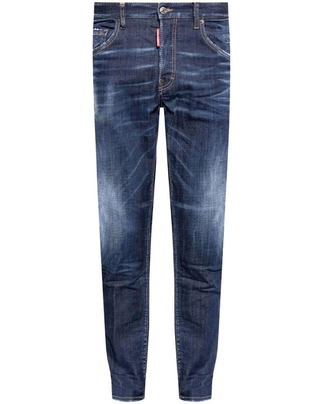 DSquared² Blue Pants 5 Pockets for men