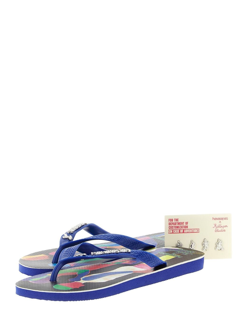 Havaianas Blue X Kidsuper 'Top Runner' Flip Flops for men