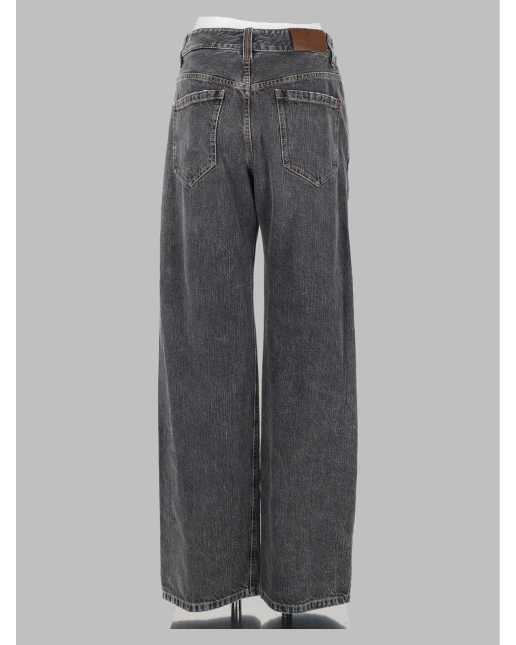 Brunello Cucinelli Gray Pantalone "Contemporary Loose"