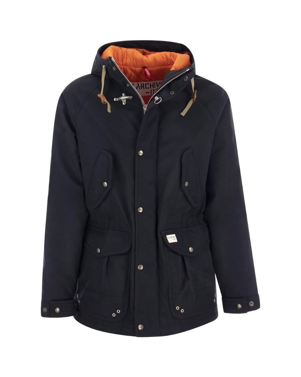 Fay Archive Hooded Parka in Black for Men | Lyst Fay Archive Hooded Parka in Black for Men | Lyst