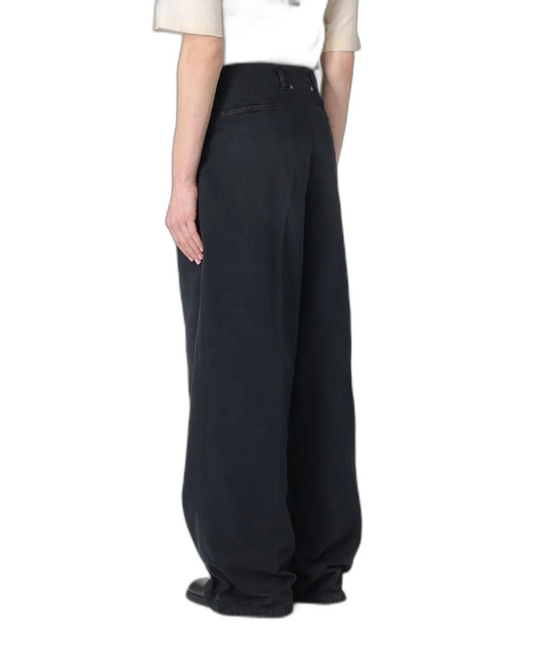 Golden Goose Deluxe Brand Blue Flavia Wide-Leg Denim Pants