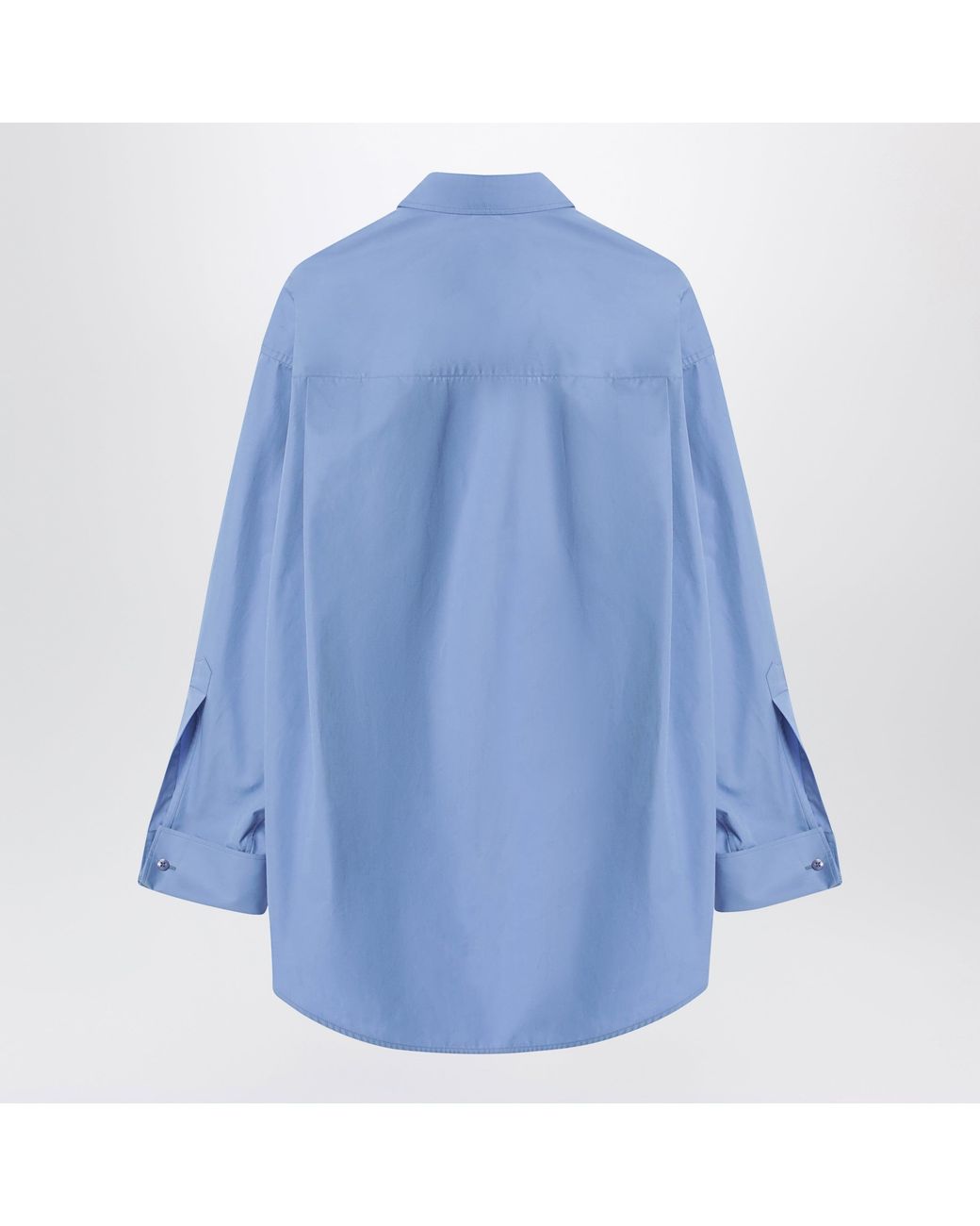 Balenciaga Blue Light Cotton Shirt