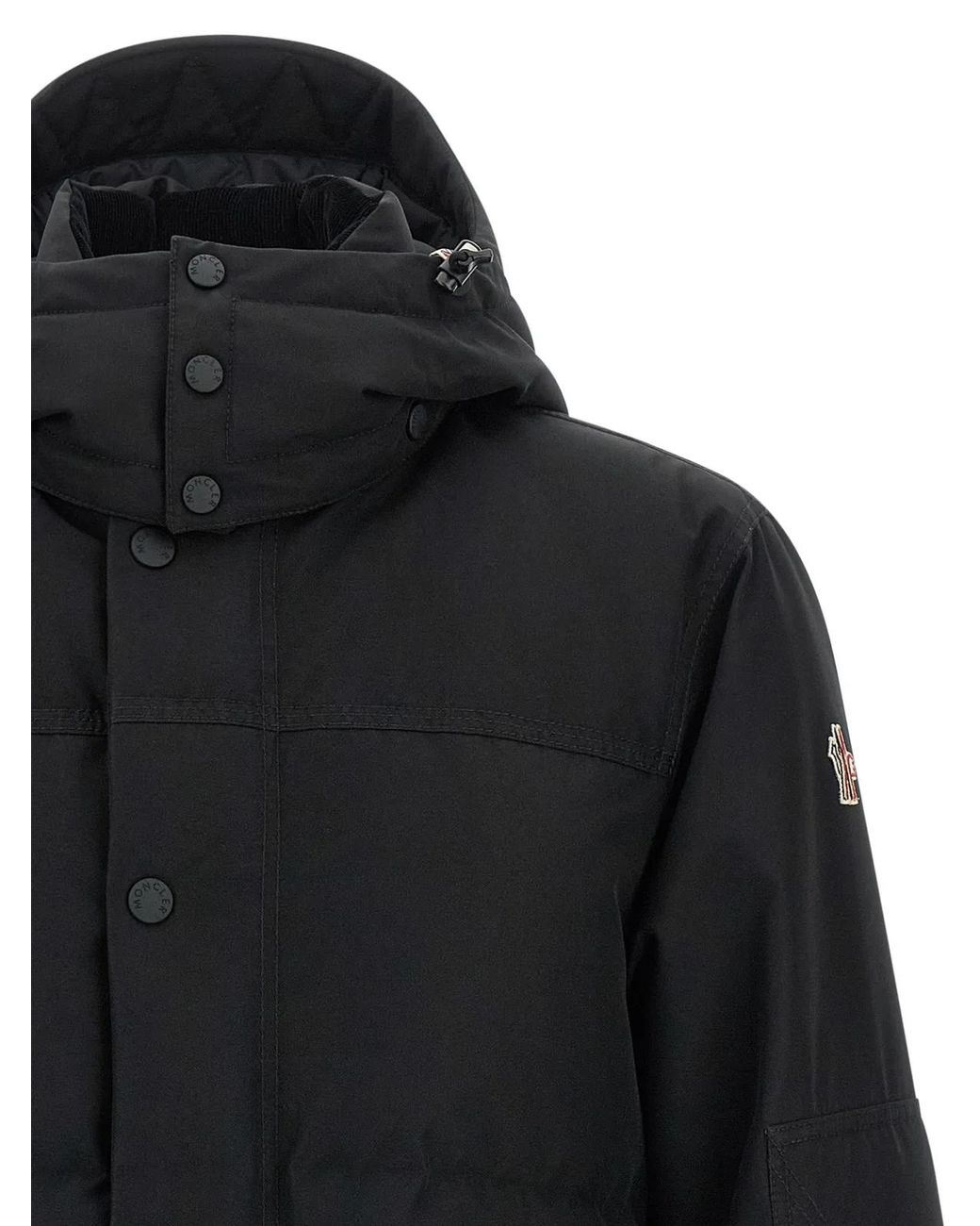 Moncler Black 'Elfin' Down Jacket for men