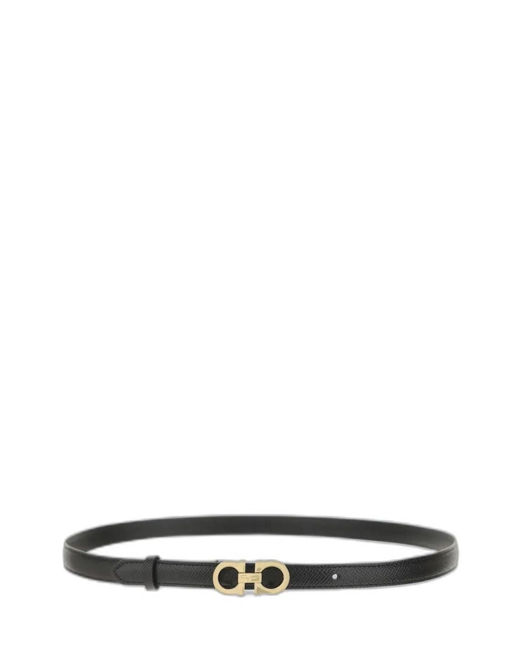 Ferragamo White Leather Belt