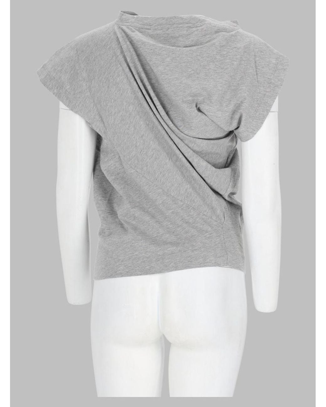 Vivienne Westwood Gray Top "Hebo" Con Logo