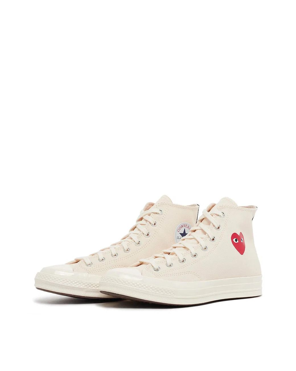 Comme des Garçons Pink Play X Converse Chuck 70 Hi Sneakers for men