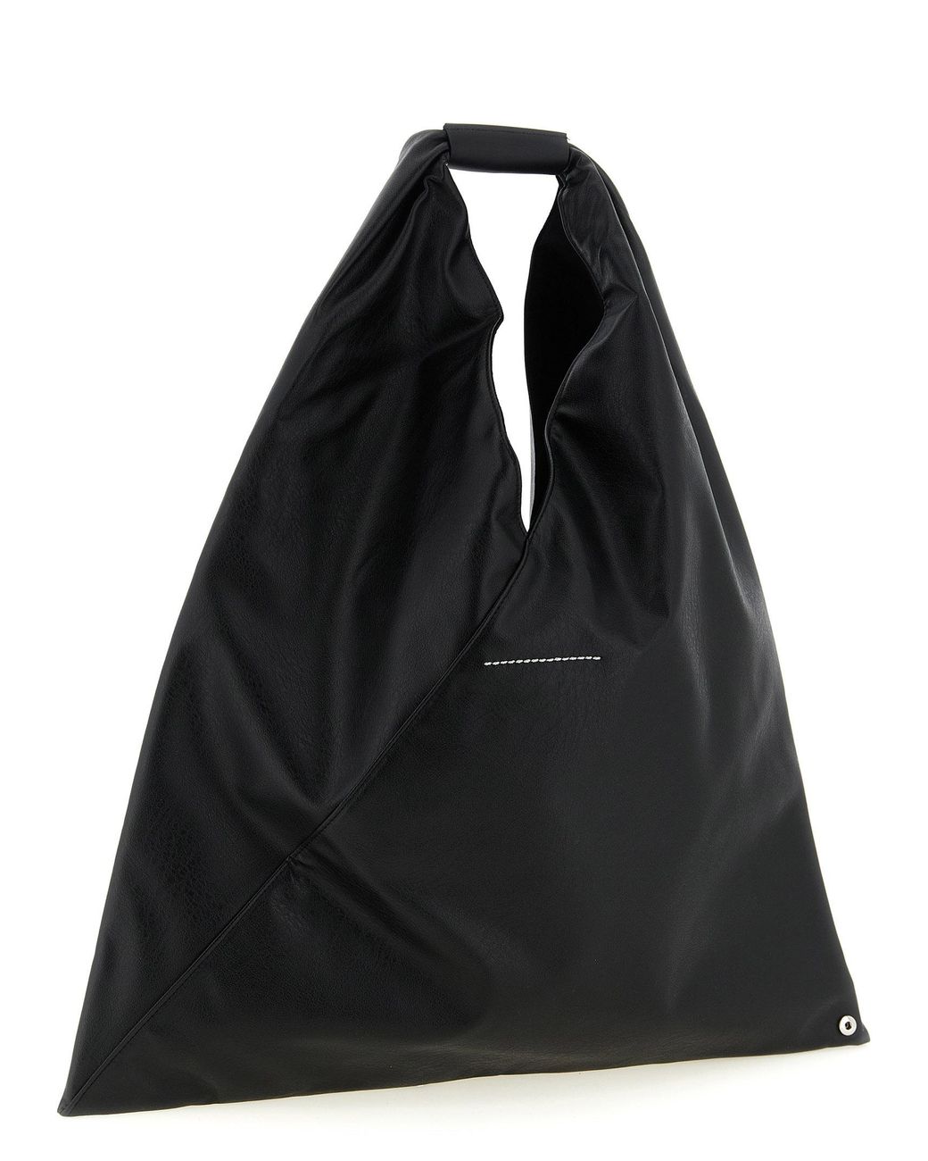 MM6 by Maison Margiela Black Japanese Classic Handbag Polyurethane Hand Bags
