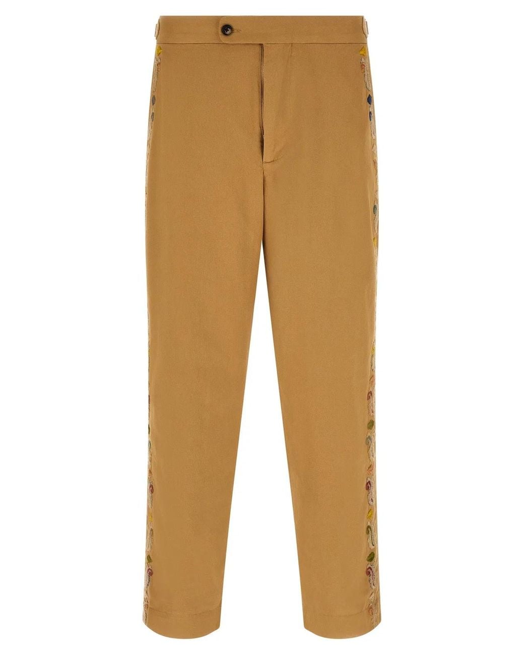 Bode Natural 'Feather Runner' Pants for men