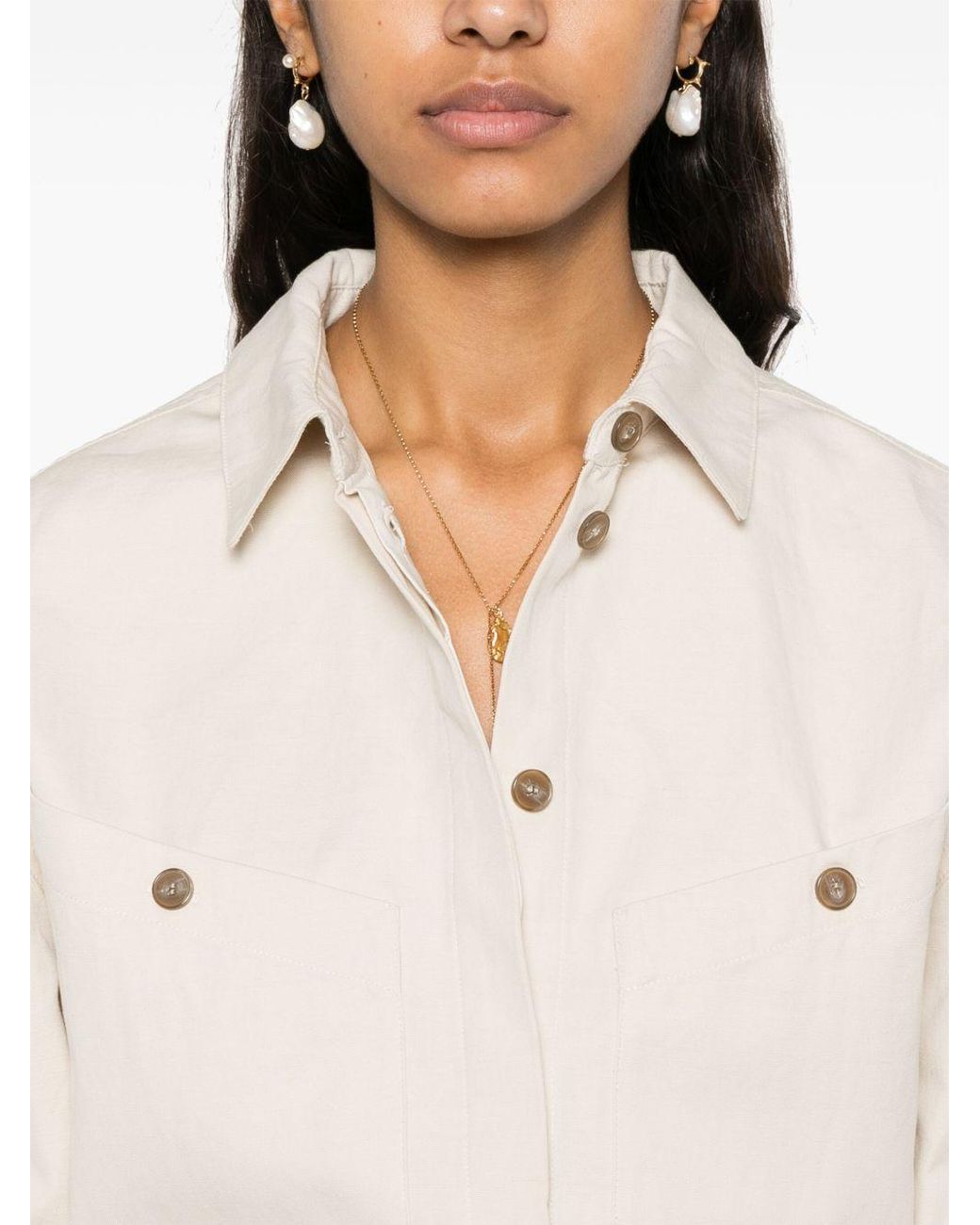IRO White Nolan Shirt