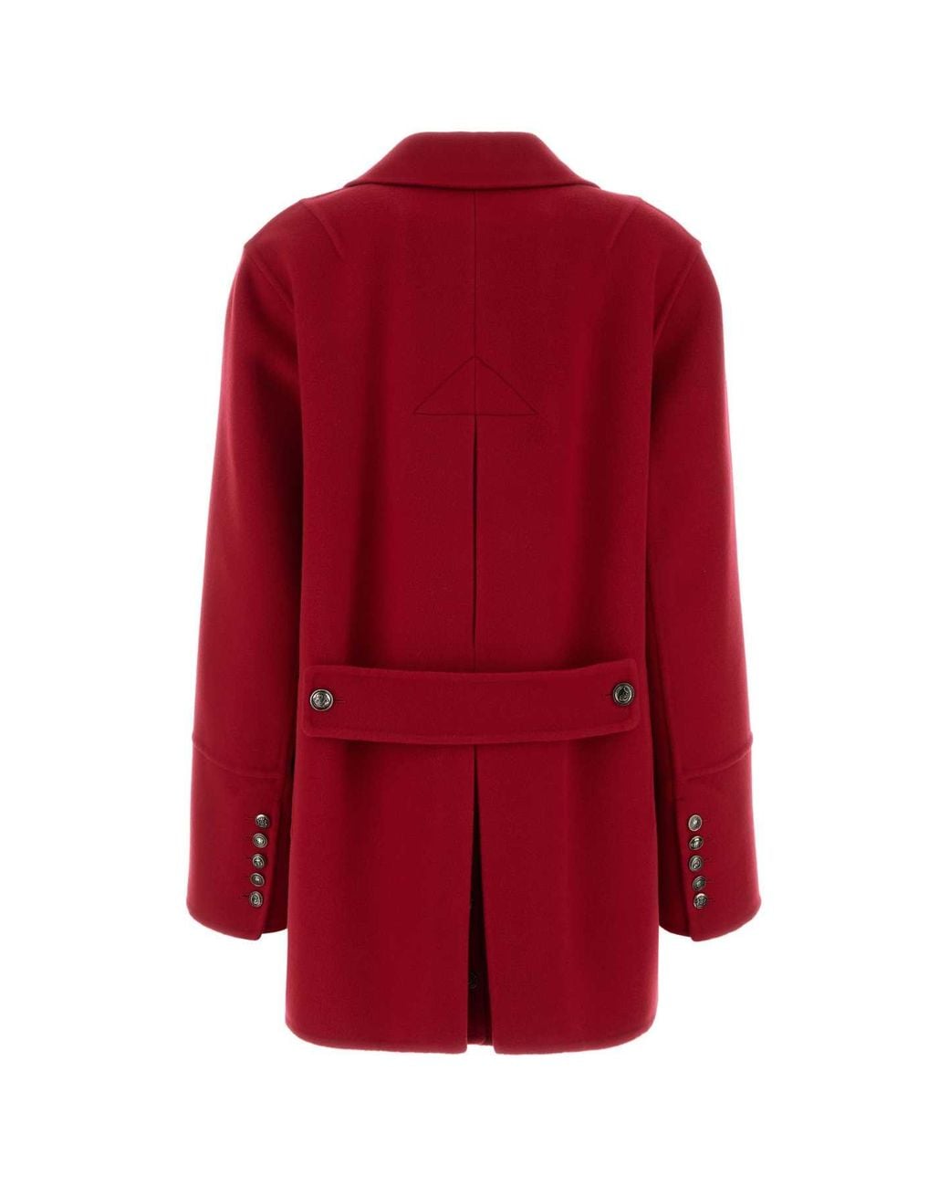 Ermanno Scervino Red Cappotto Doppiopetto