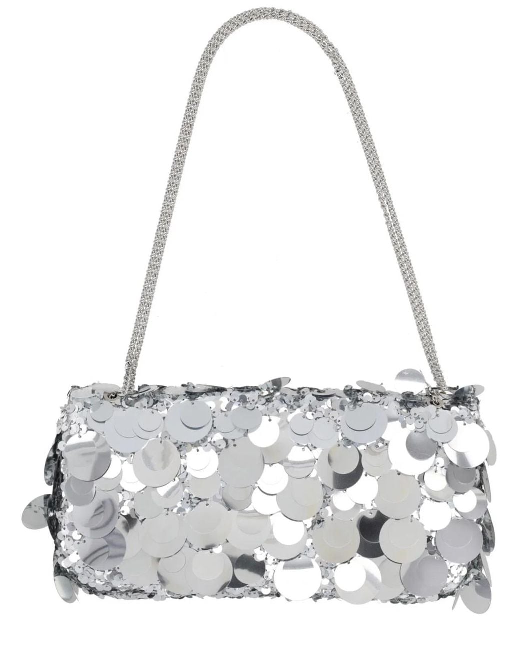 Rabanne Metallic Shoulder Bag With Sequins