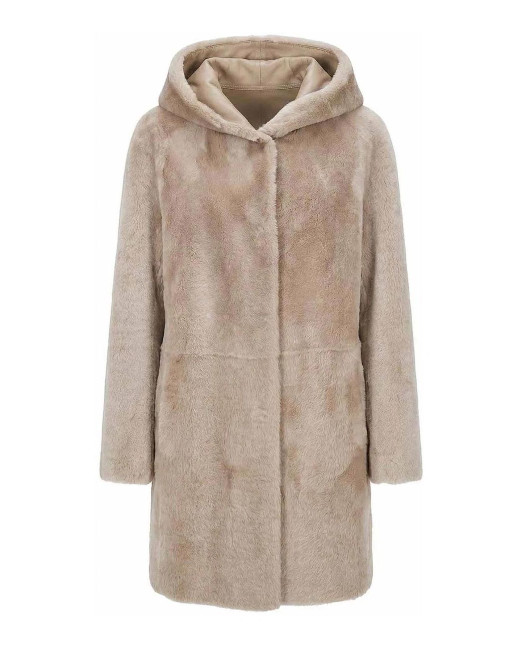 Manzoni 24 Natural Shearling Coat