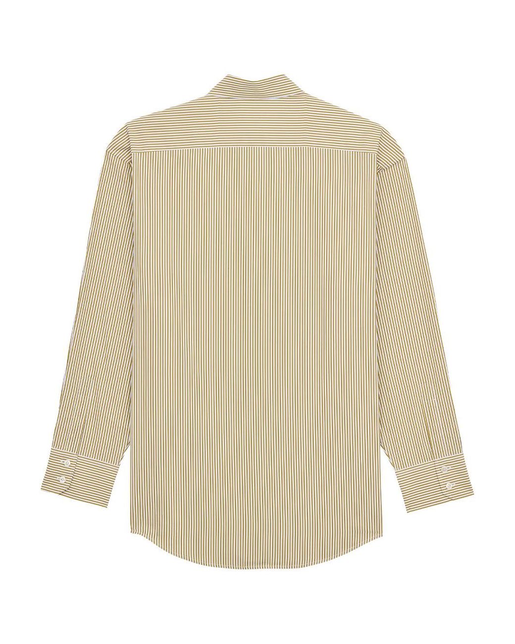 Saint Laurent Natural Oversized Stripes Shirt