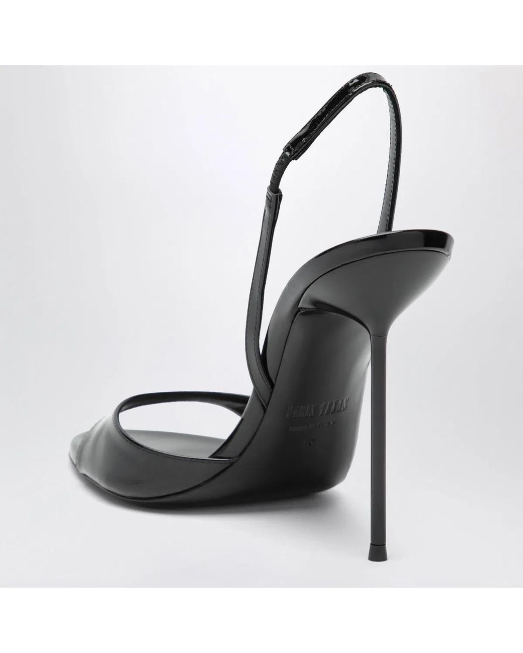 Paris Texas White Patent Slingback Sandals