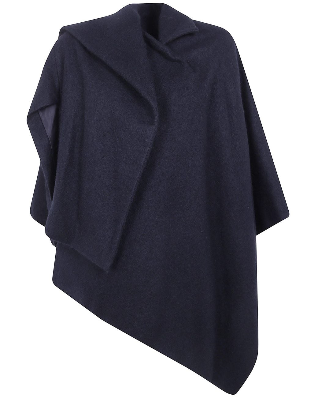 Yohji Yamamoto Blue Sailor Collar Coat