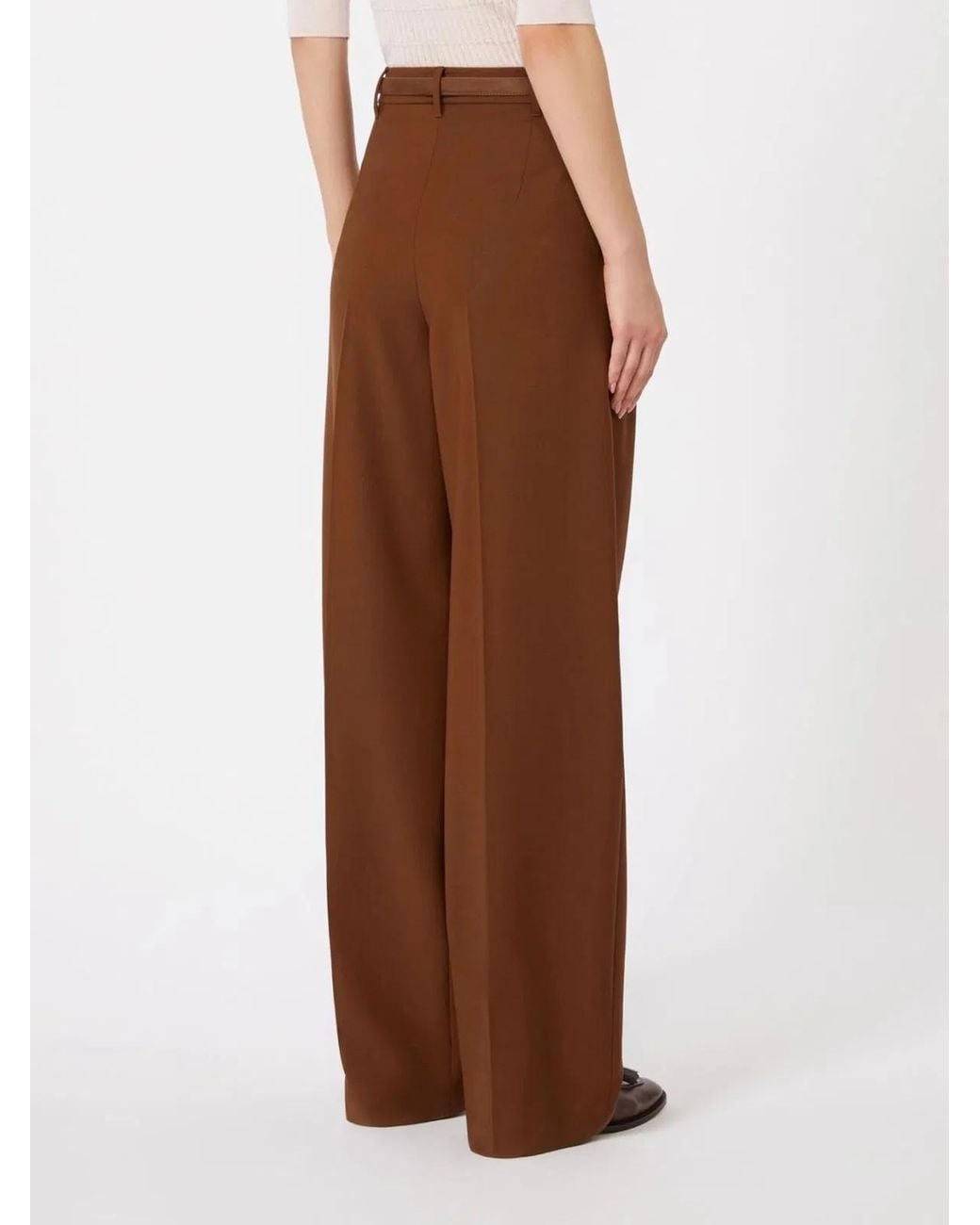 Max Mara Brown "Mstbacio" Long Trousers