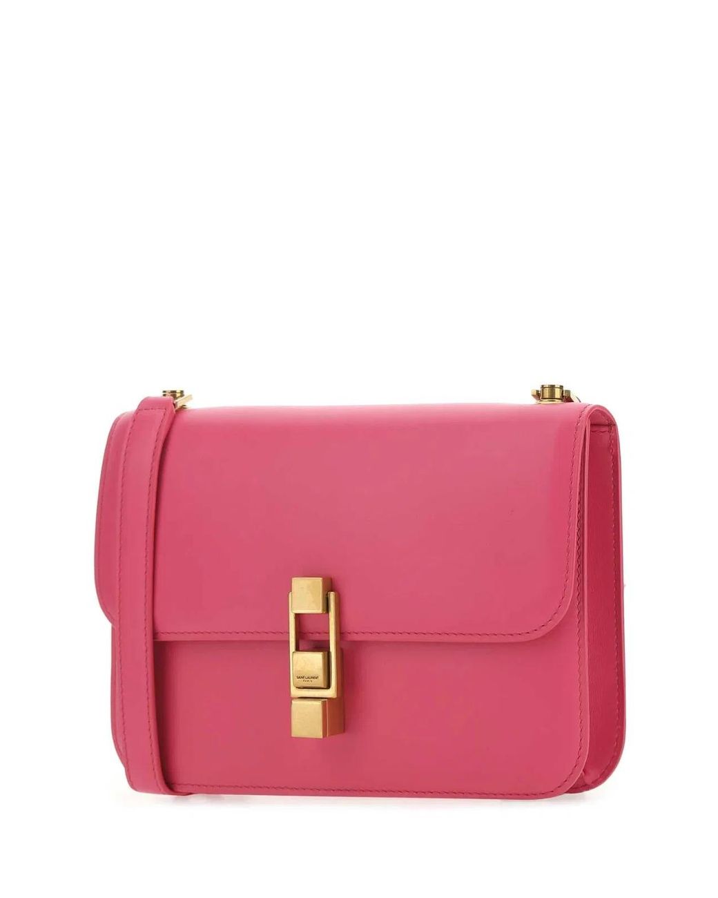 Saint Laurent Pink Fuchsia Leather Le Carrã Shoulder Bag