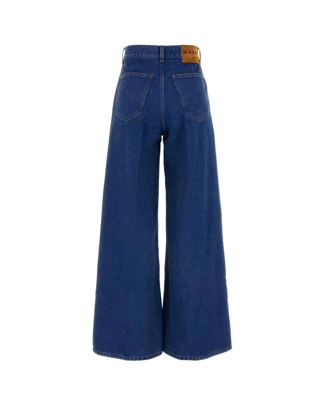 Marni Blue Cotton Trousers