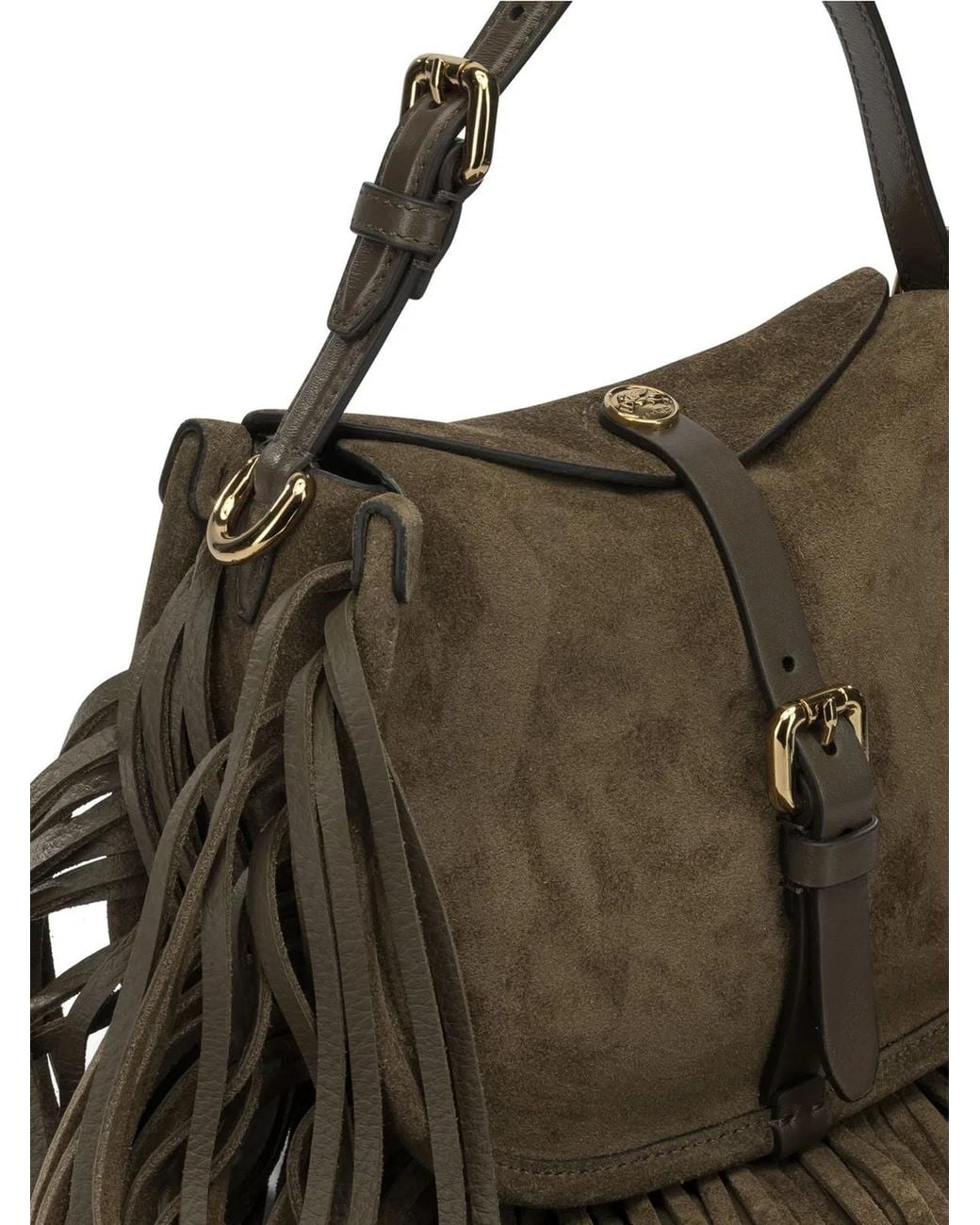 Etro Brown "Pony" Small Handbag