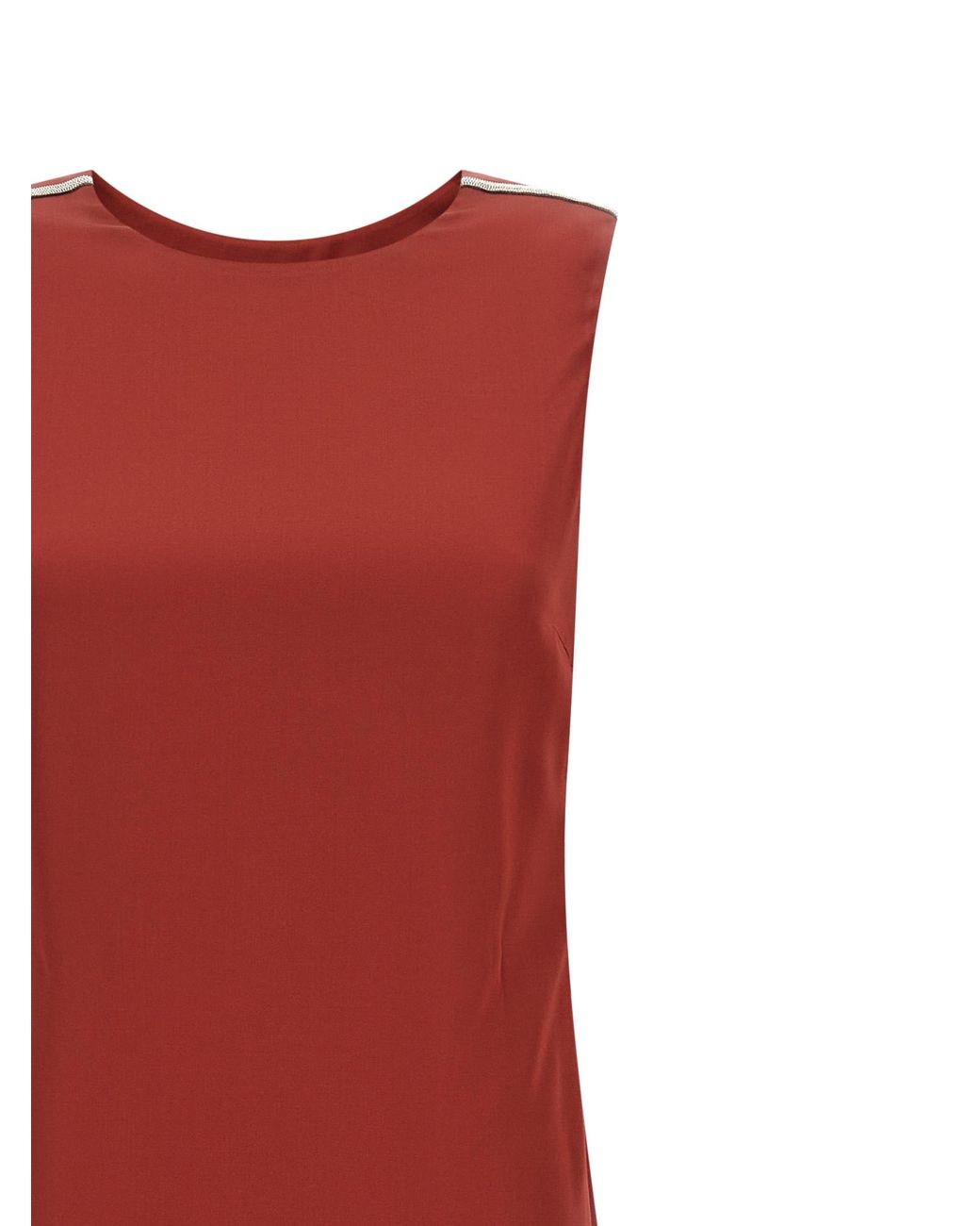 Peserico Red 'Punto Luce' Dress