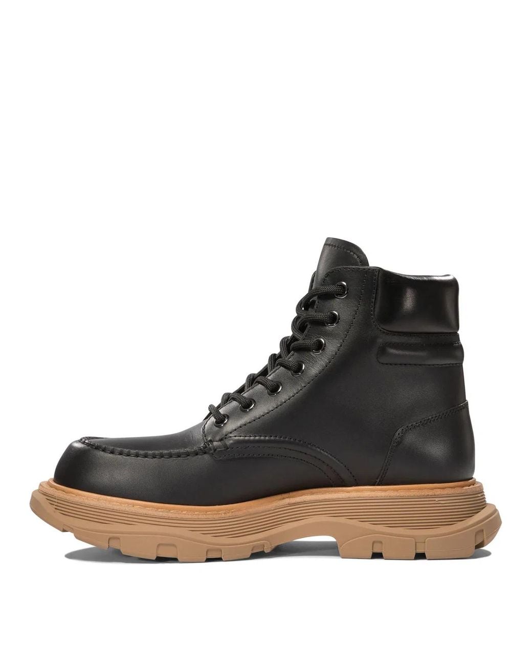 McQueen Black "Chant" Ankle Boots for men