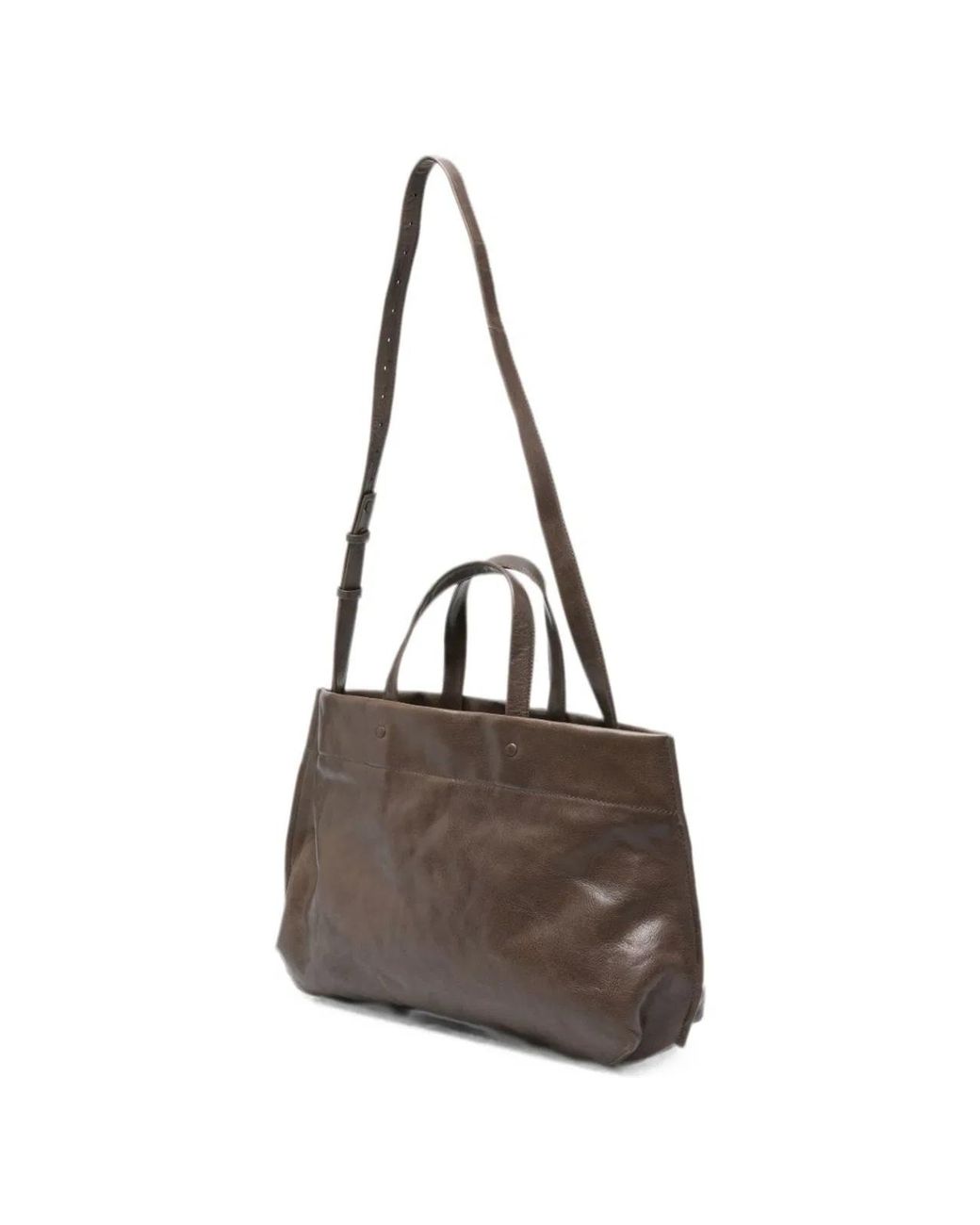 Lihann George Brown Elli Leather Tote Bag