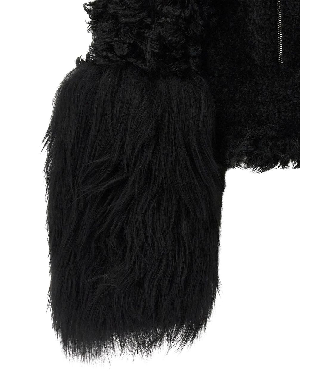 Fendi Black 'Blouson' Biker Jacket