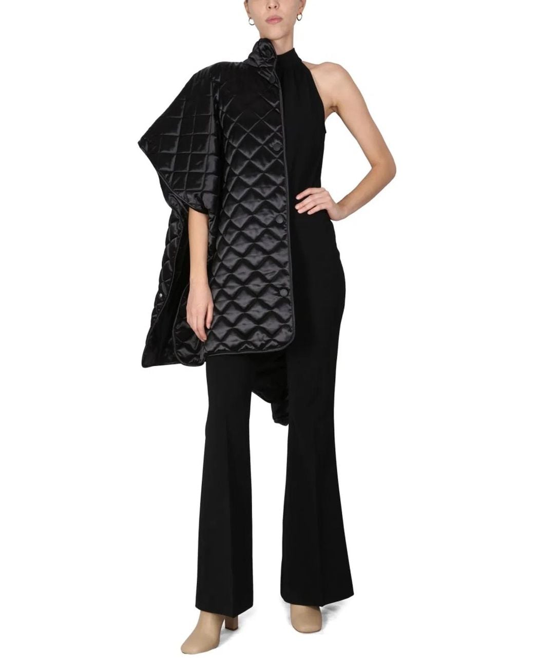 Boutique Moschino Black Quilted Jacket