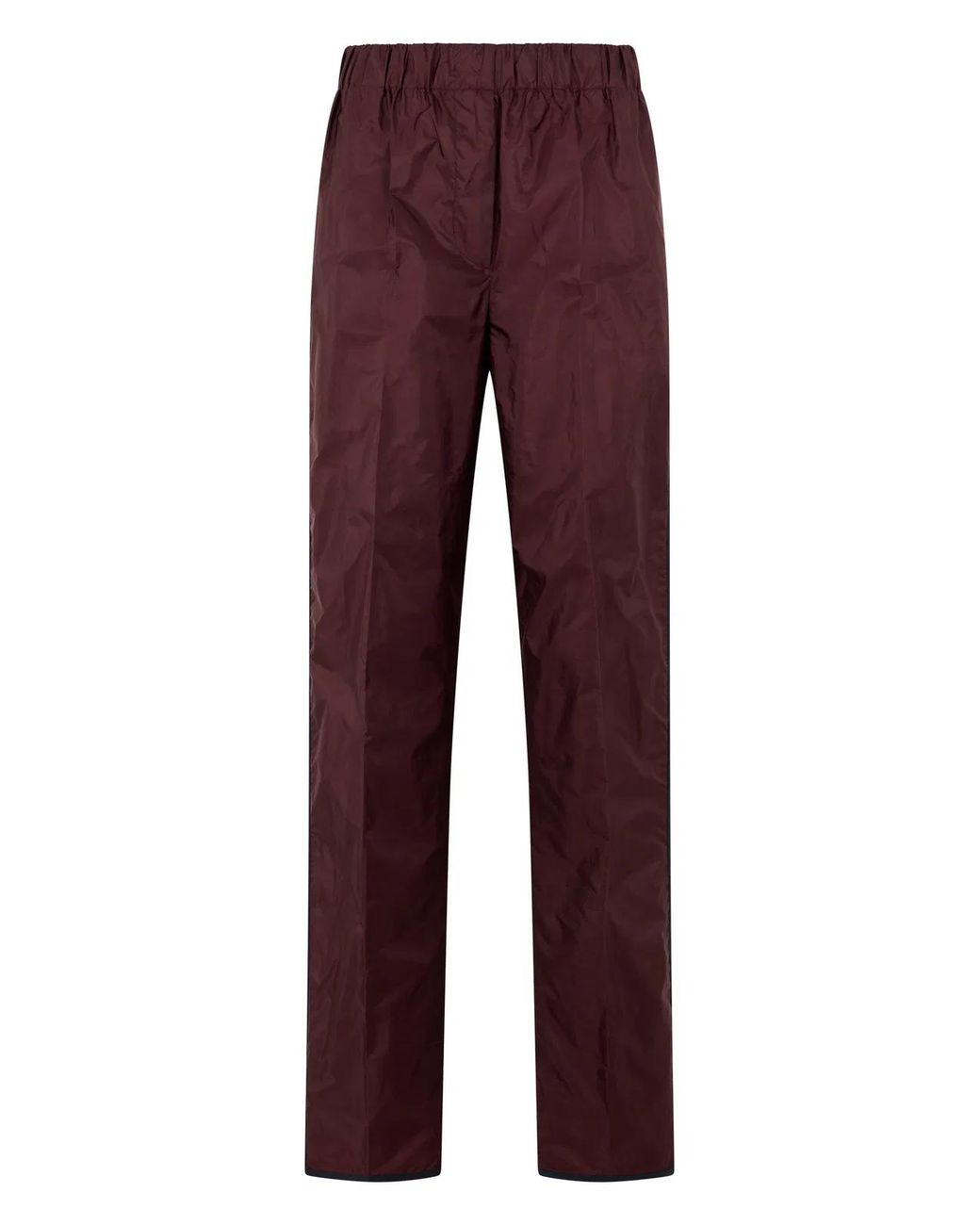 Prada Red Straight Re-Nylon Pants