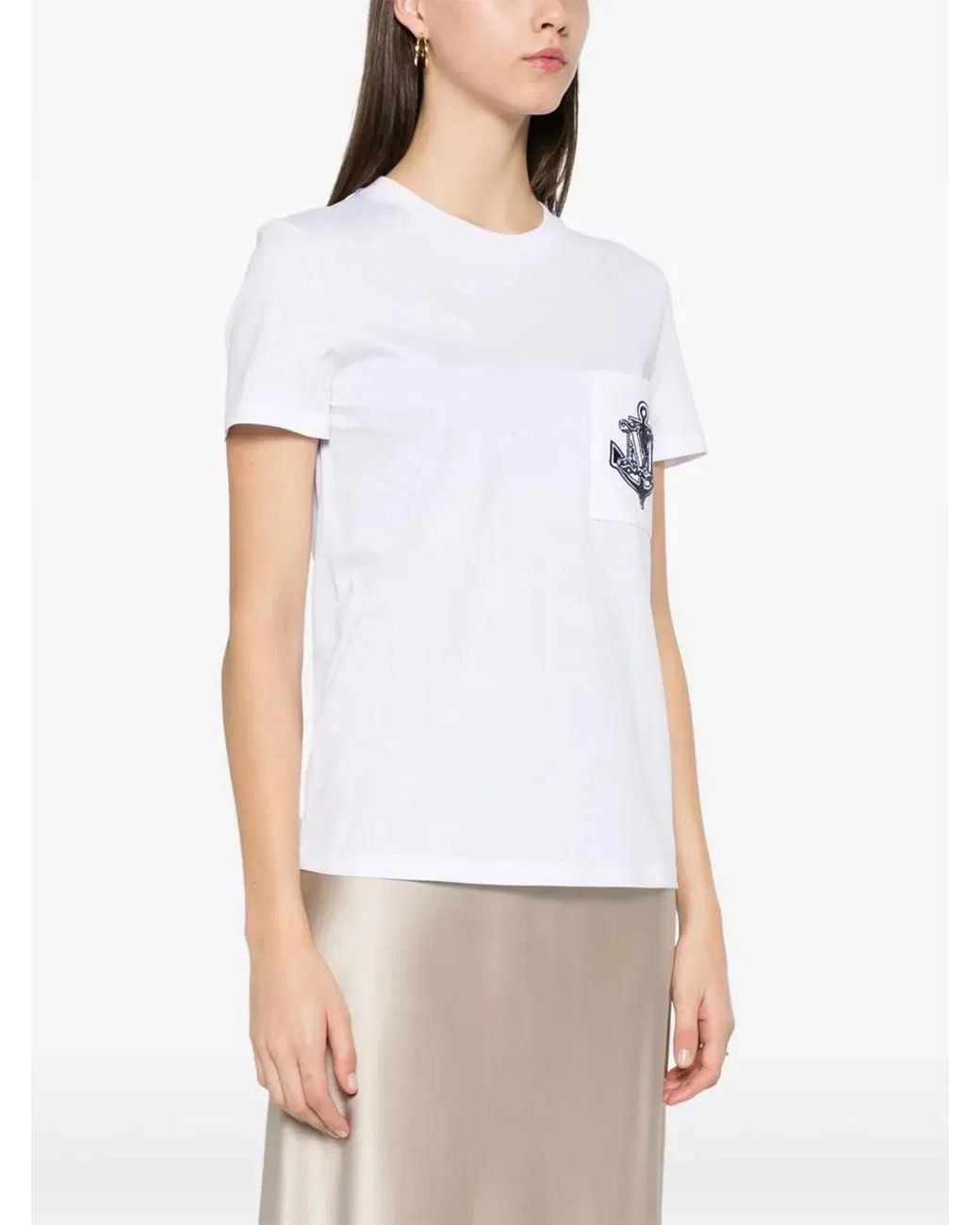 Max Mara White Acacia Tshirt