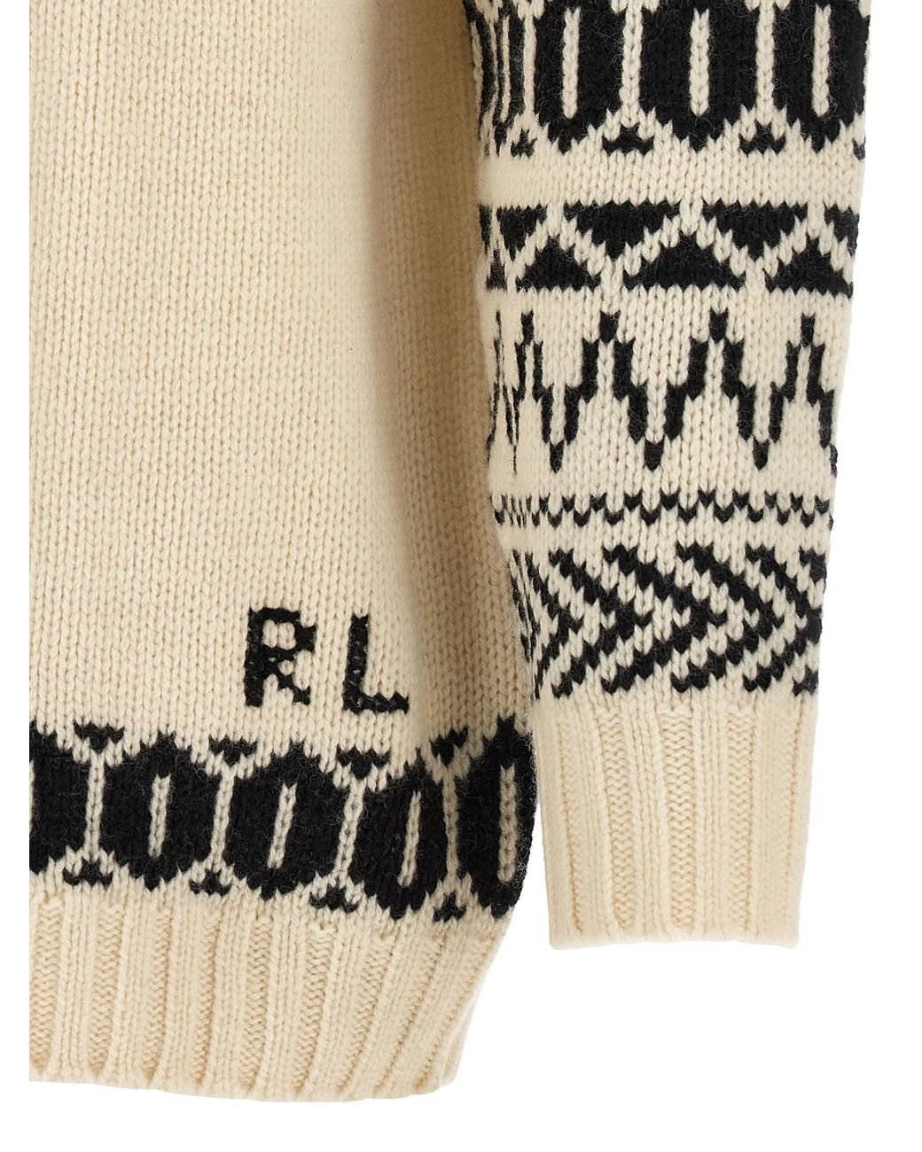 Polo Ralph Lauren Natural 'Ski Polo Bear' Sweater