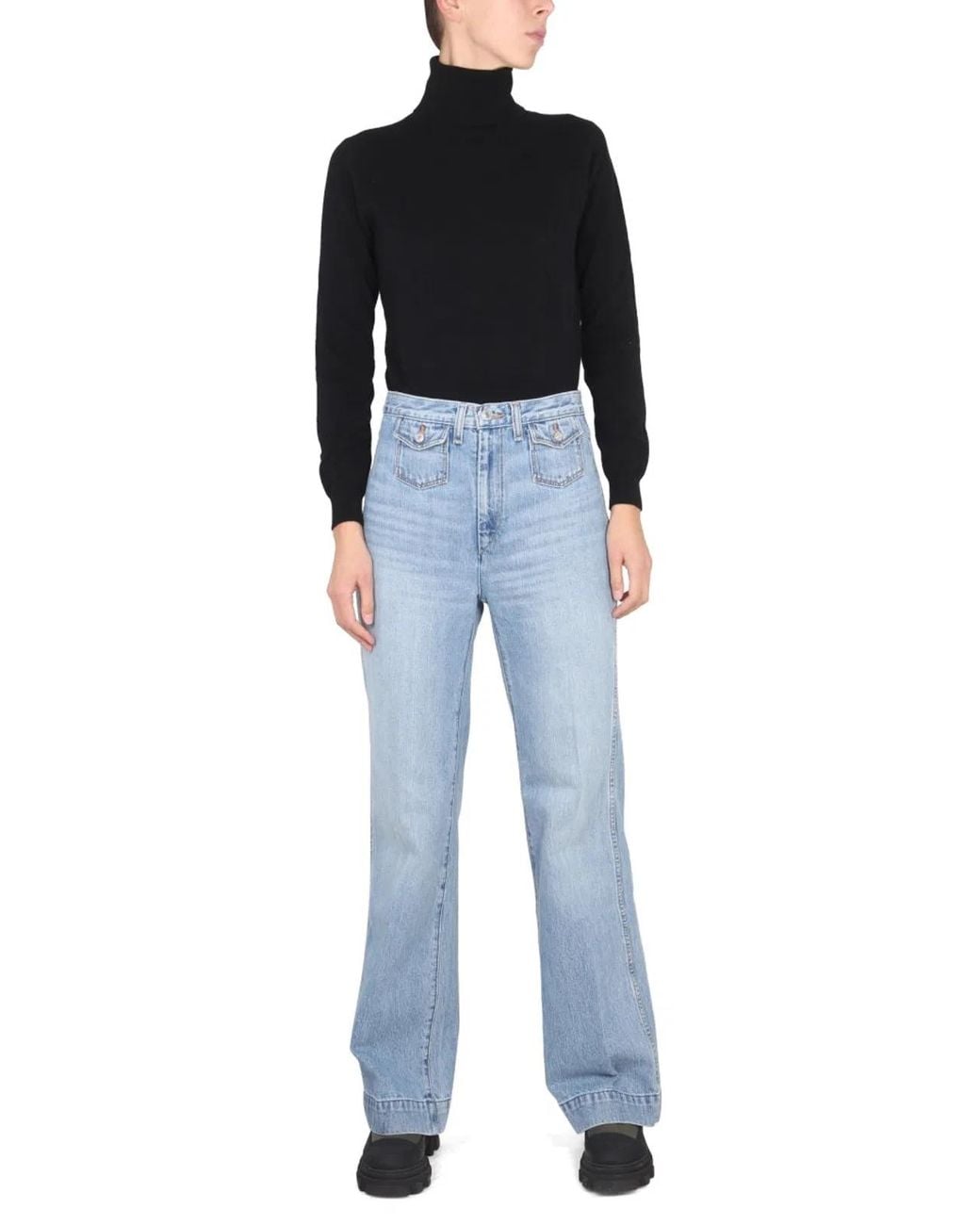 Ballantyne Blue Turtleneck Shirt