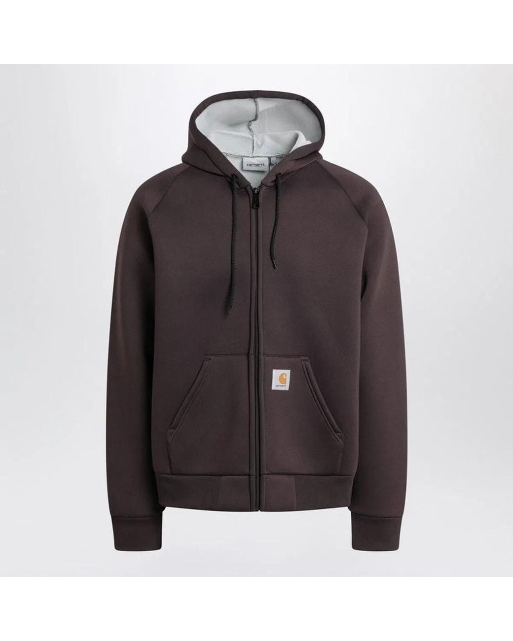 Carhartt Brown Carlux Hooded Jacket Palisander for men
