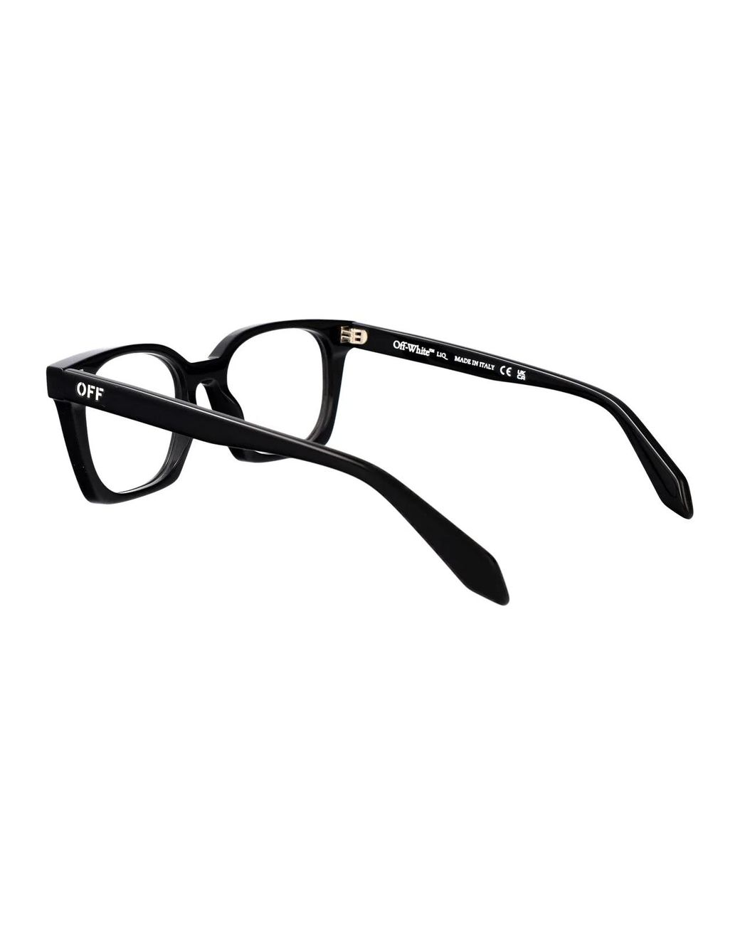 Off-White c/o Virgil Abloh Black Shiny Acetate Glasses