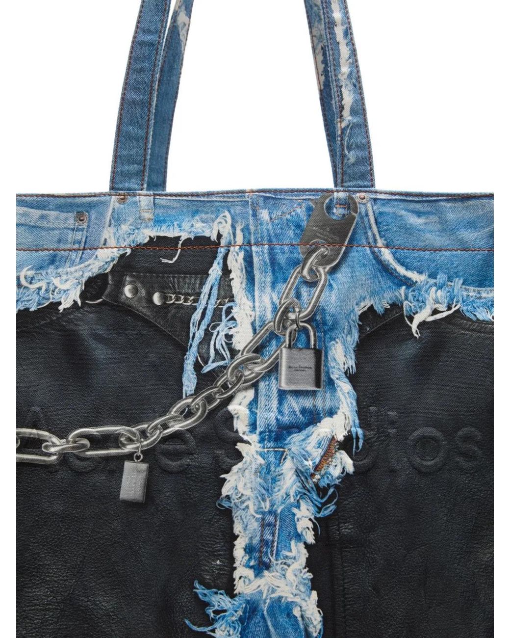 Acne Blue Shopper Bag