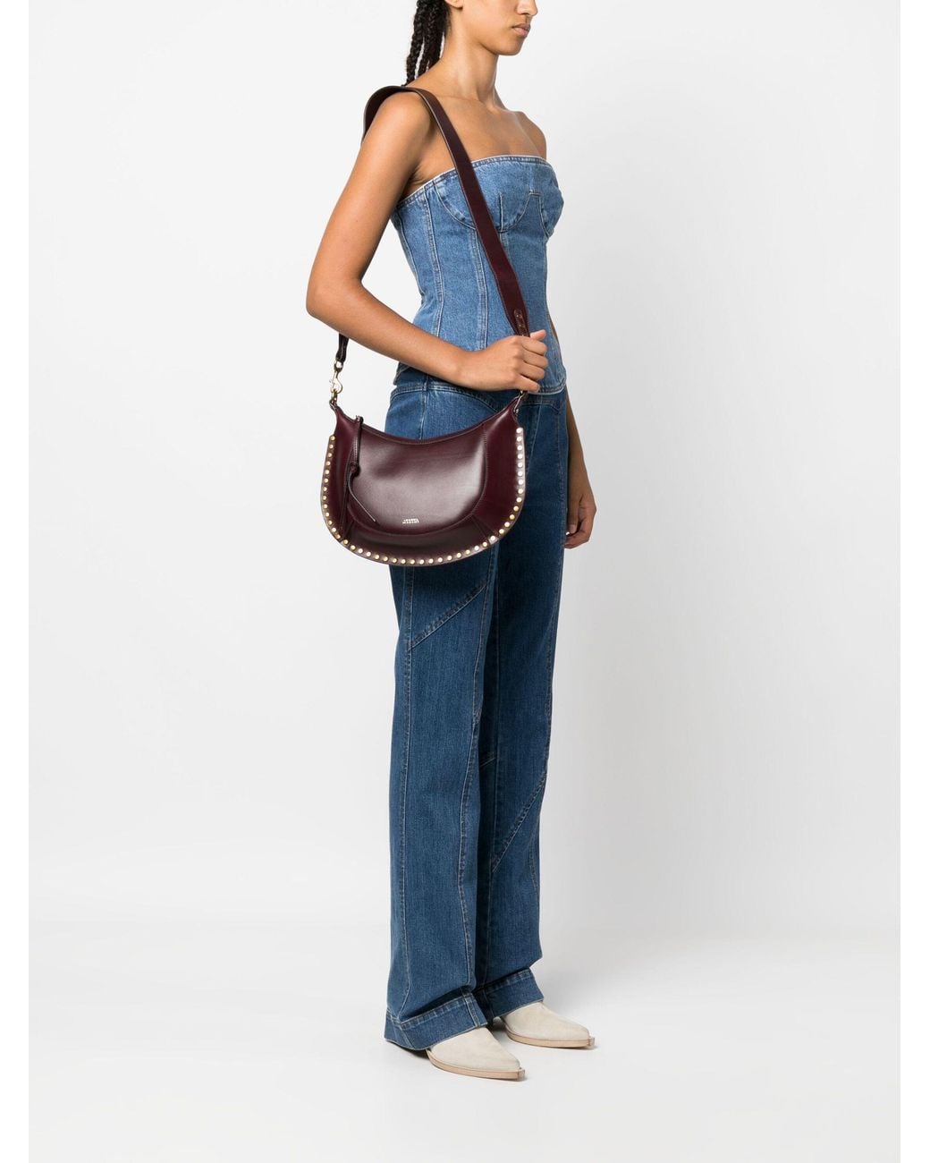 Isabel Marant Brown Naoko Leather Bag